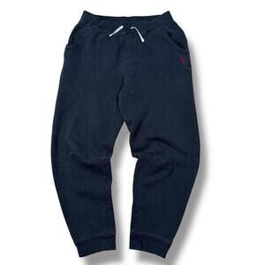 Polo Ralph Lauren Black Jogger Sweatpants YXL (18-20);Wmns XS Pony Logo Fleece